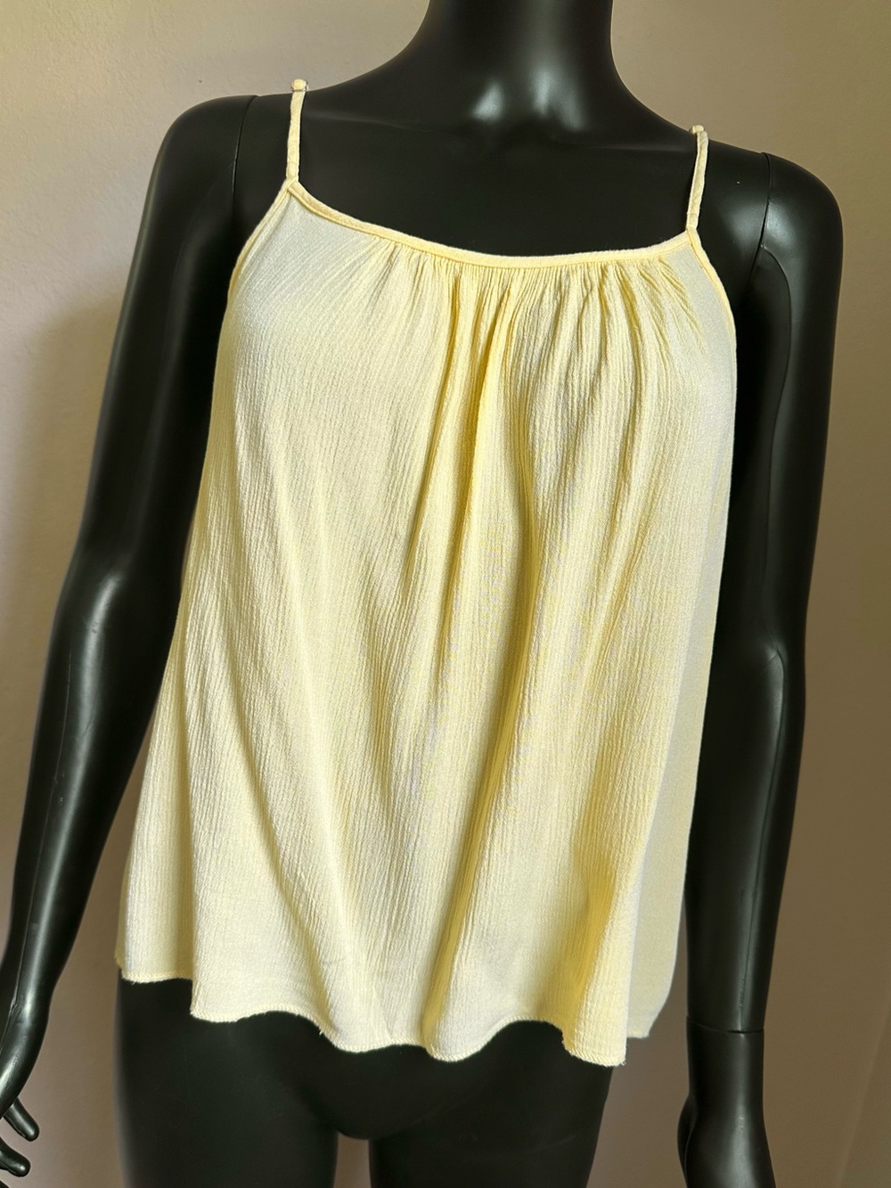 Forever 21 Pale Yellow Spaghetti Strap Cami